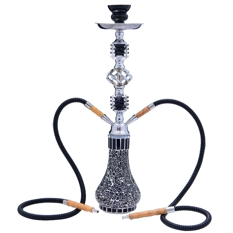 For Hot Sale Double Barrel  Hookah Hookah Full Set Pot