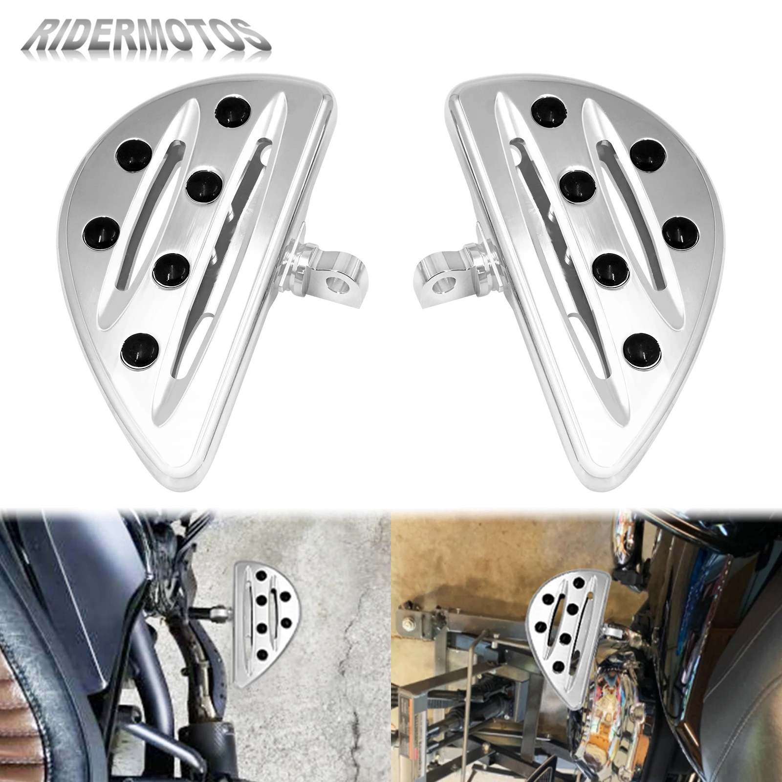 

Motorcycle Rear Foot Pegs Passenger Male Mount-Style Footrest Floorboards Footboard CNC For Harley Touring Dyna FXDL Sportster