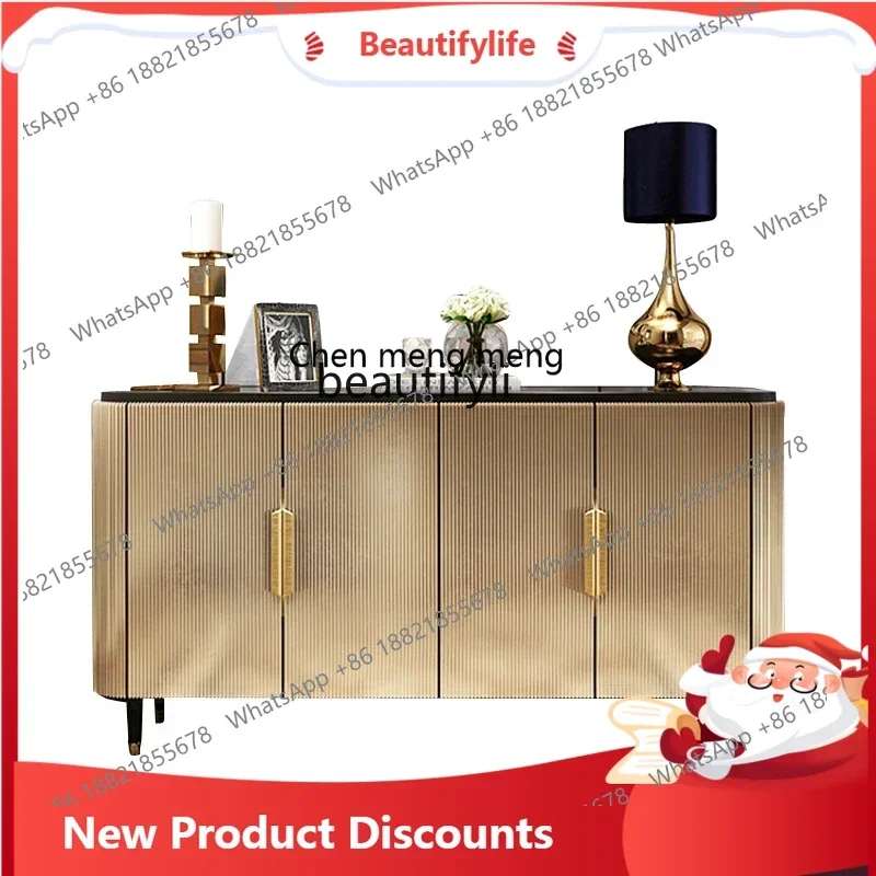 

zq1American light luxury solid wood porch cabinet, simple post-modern decorative shoe cabinet integrated household