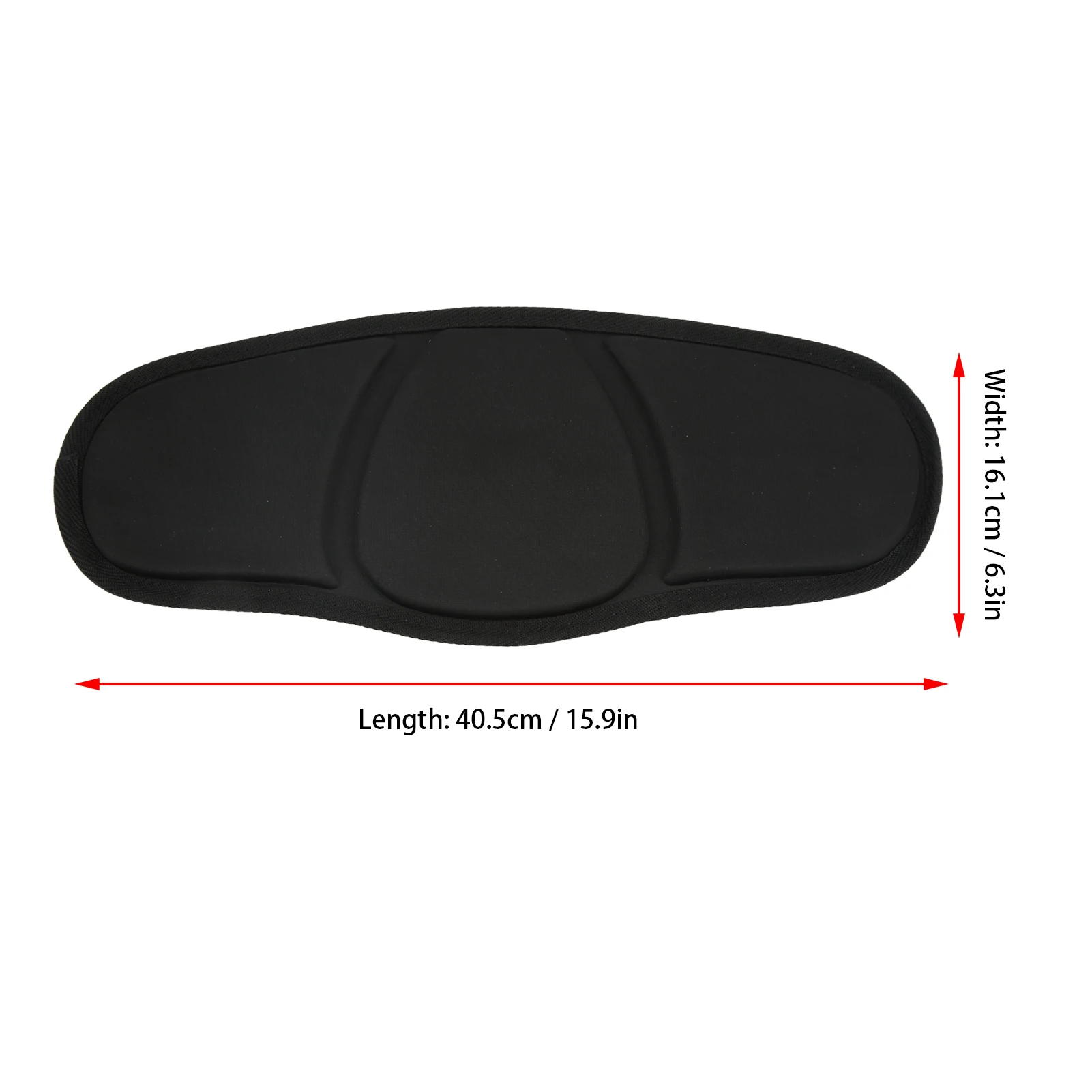 Kayak Seat Back Support Seat Backrest EVA Canoe Boat Seat Back Band Adjustable Backrest Back Support Pad Kayak Seat Backrest