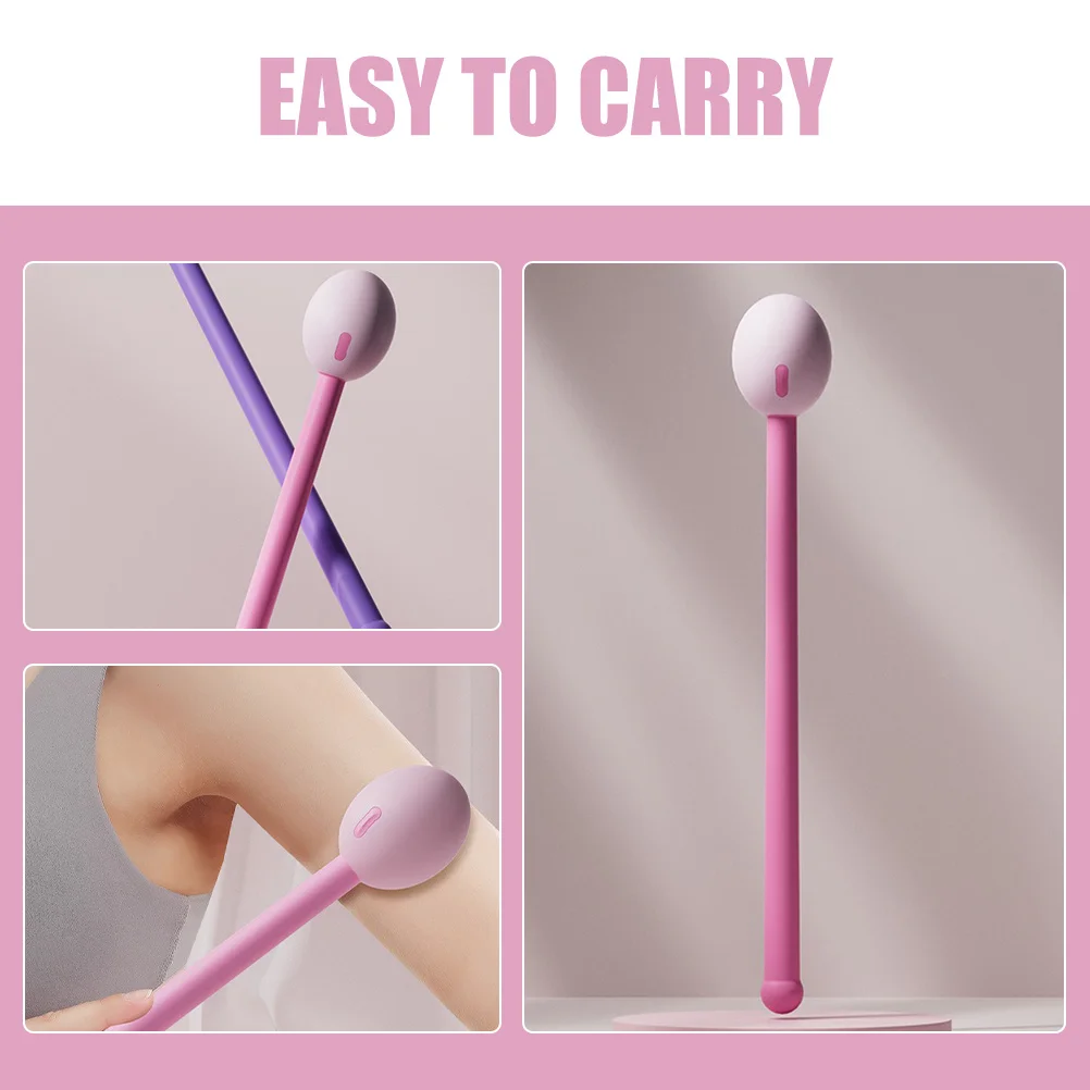 เครื่องนวดไหล่ คอ หลัง ขา เท้า แบบมือถือ ทำจากซิลิโคน ใช้สำหรับนวดคลายกล้ามเนื้อแบบพกพา บำบัดด้วยการเคาะ