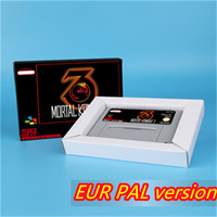 for Mortal Kombat 3 16bit game card for EUR PAL version SNES video game console