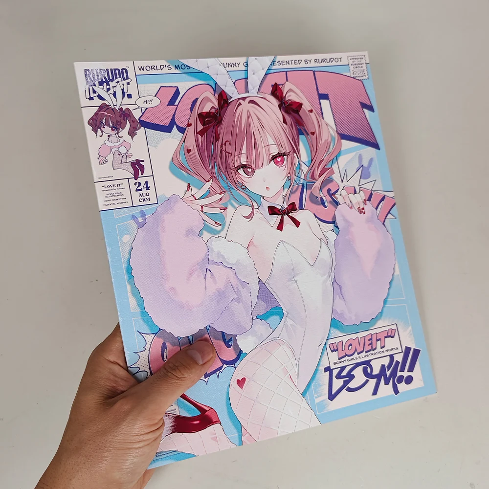 Rurudo LOVE IT ( BUNNY GIRLS ILLUSTRATION WORKS ) Art Collection Book Rabi Illustration Painting Works Comic Market C104