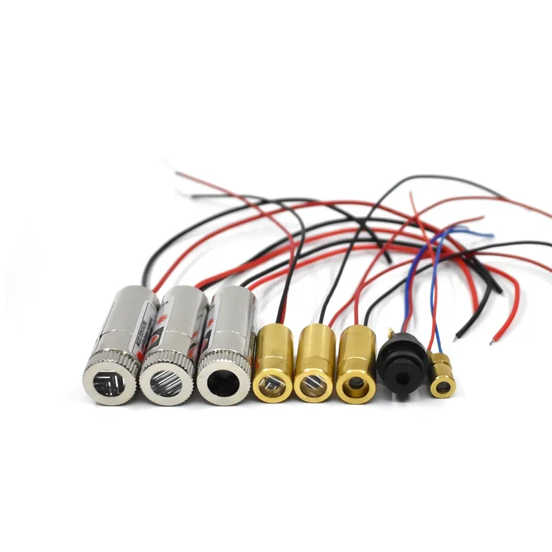 1pcs High Quality Red Line Laser Module 5mW 650nm Focus Adjustable Laser Head 5V Industrial Grade P0.05
