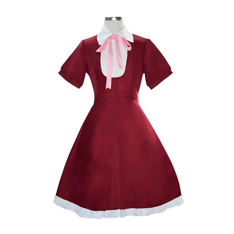 

Anime Bungo stray dog cosplay red dress uniform Halloween party Alice girl performance costume yj4k
