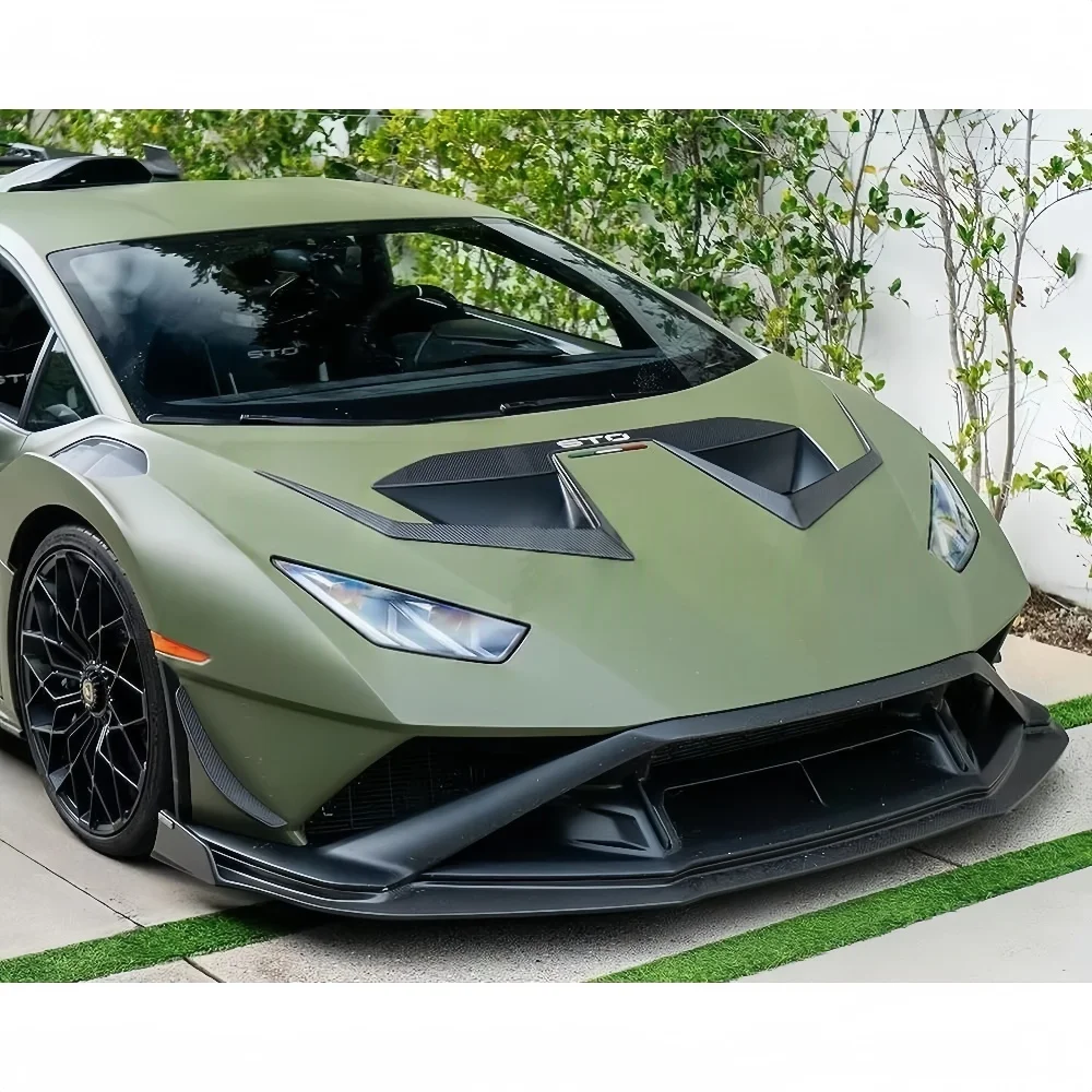 

Модификация автомобиля: передний сплиттер V-образной формы из сухого карбона, подходит для Lamborghini Huracan STO