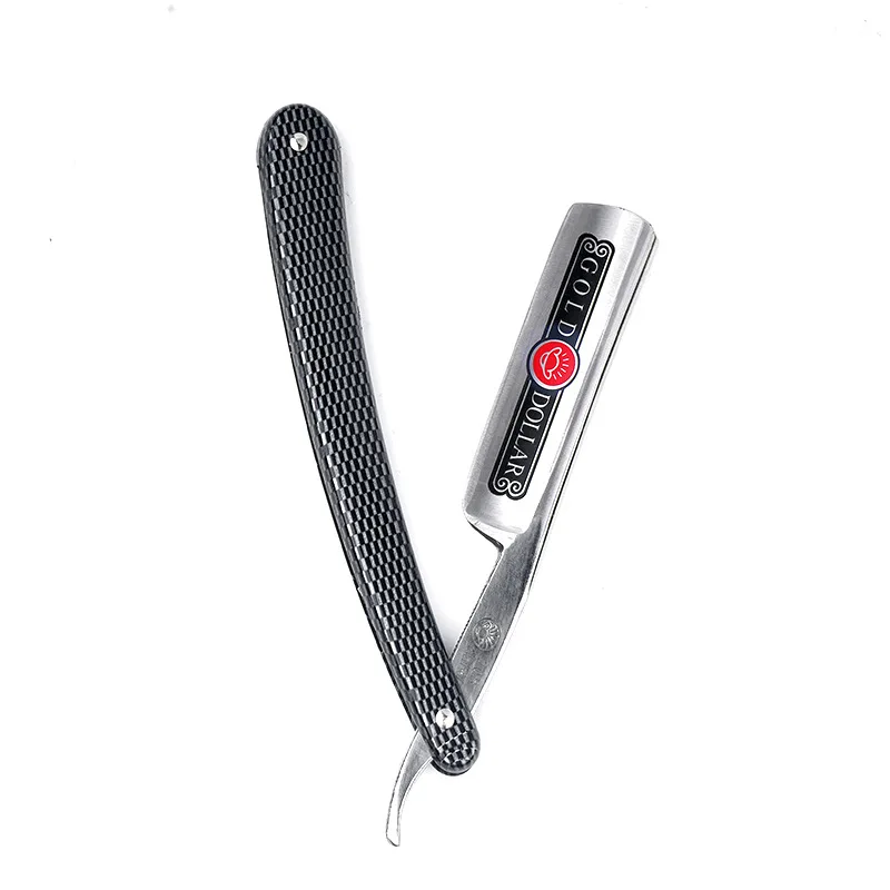 ماكينة حلاقة احترافية بحافة مستقيمة، ماكينة حلاقة آمنة مفتوحة، شفرة من الفولاذ المقاوم للصدأ لإعداد حلاقة اللحية للرجال #4