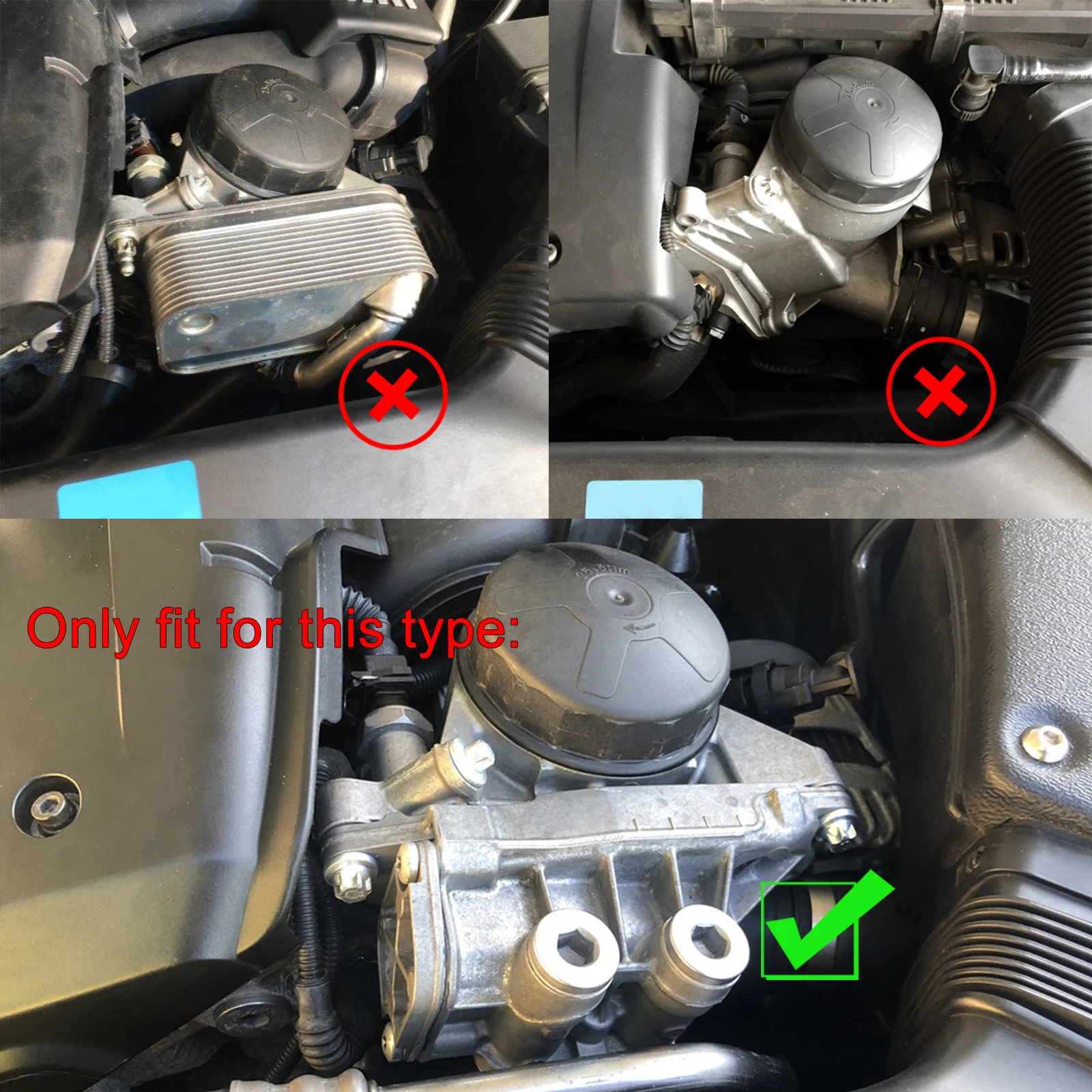 BEVINSEE Low Temperature Oil Thermostat for BMW F30 F10 E90 F20 E92 E93 E60 F32 E91 E82 F22 F34 F11 E88 F33 E61 F36 E84 E89 F21