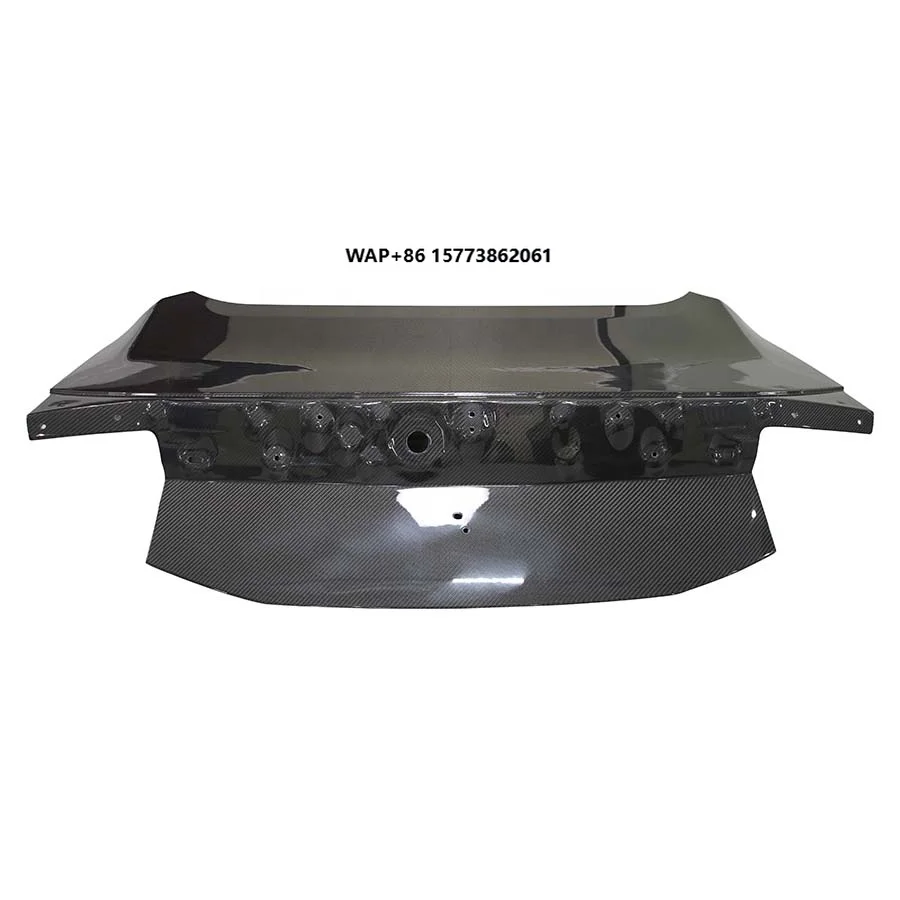 

OEM Style Carbon Fiber Trunk Lid with 3k Twill Weave 2 Year Warranty for Mustang Dark Horse S650 GT