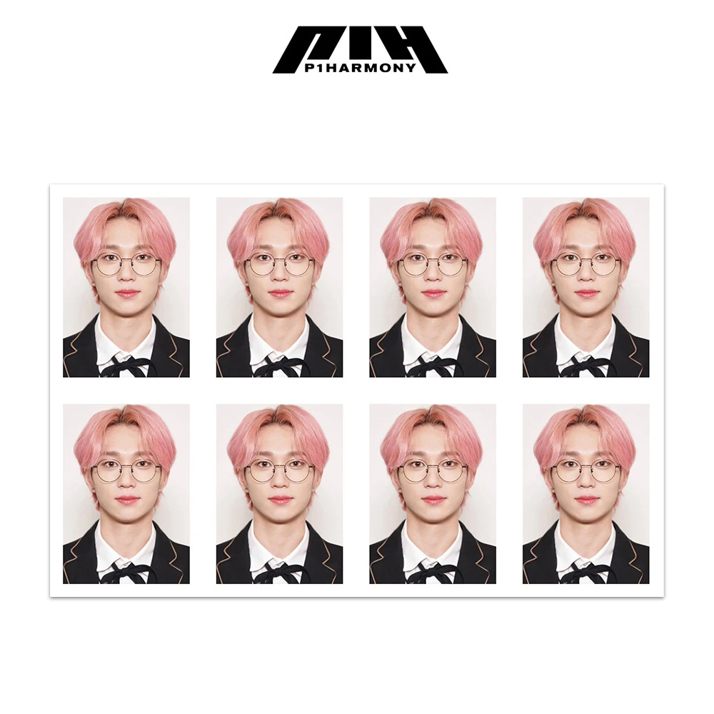 KPOP P1Harmony One Inch ID Foto THEO KEEHO INTAK SOUL JIUNG Killin' It Mitglied Fotokarten JONG SEOB Fans Sammeln Sie ein Geschenk