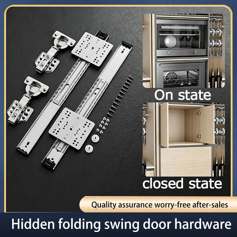 stainless-steel-upward-folding-concealed-pivot-door-track-for-cabinet-oven-door-with-top-mount-insert-slide-rail-hardware