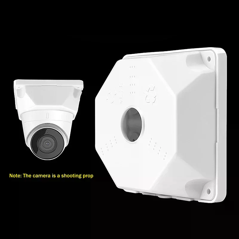 Rainproof Universal Mounting Bracket Plastic Junction Box For Dome Security Camera Indoor Outdoor Surveillance System Support