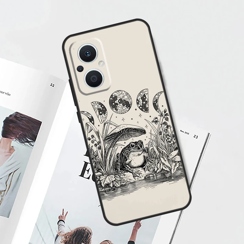 حافظة ساحرة قمر قوطي غامضة لهاتف OPPO Find X5 X6 X8 X9 Pro OPPO Reno 8T 7 8 Lite 13F 14F 11F 12 F 10 13 14 Pro