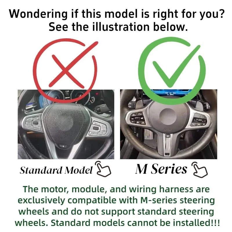 for BMW G Series Models G30 G12 G32 G01 G02 G05 G06 G29High-Quality Automotive Steering Wheel Vibration Motor Upgrade Accessory