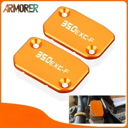 Motorcycle Front Brake Fluid Reservoir Cover Cap Accessories For 350 EXC-F 350EXC-F EXCF 2012 - 2021 2013 2014 2015 2016