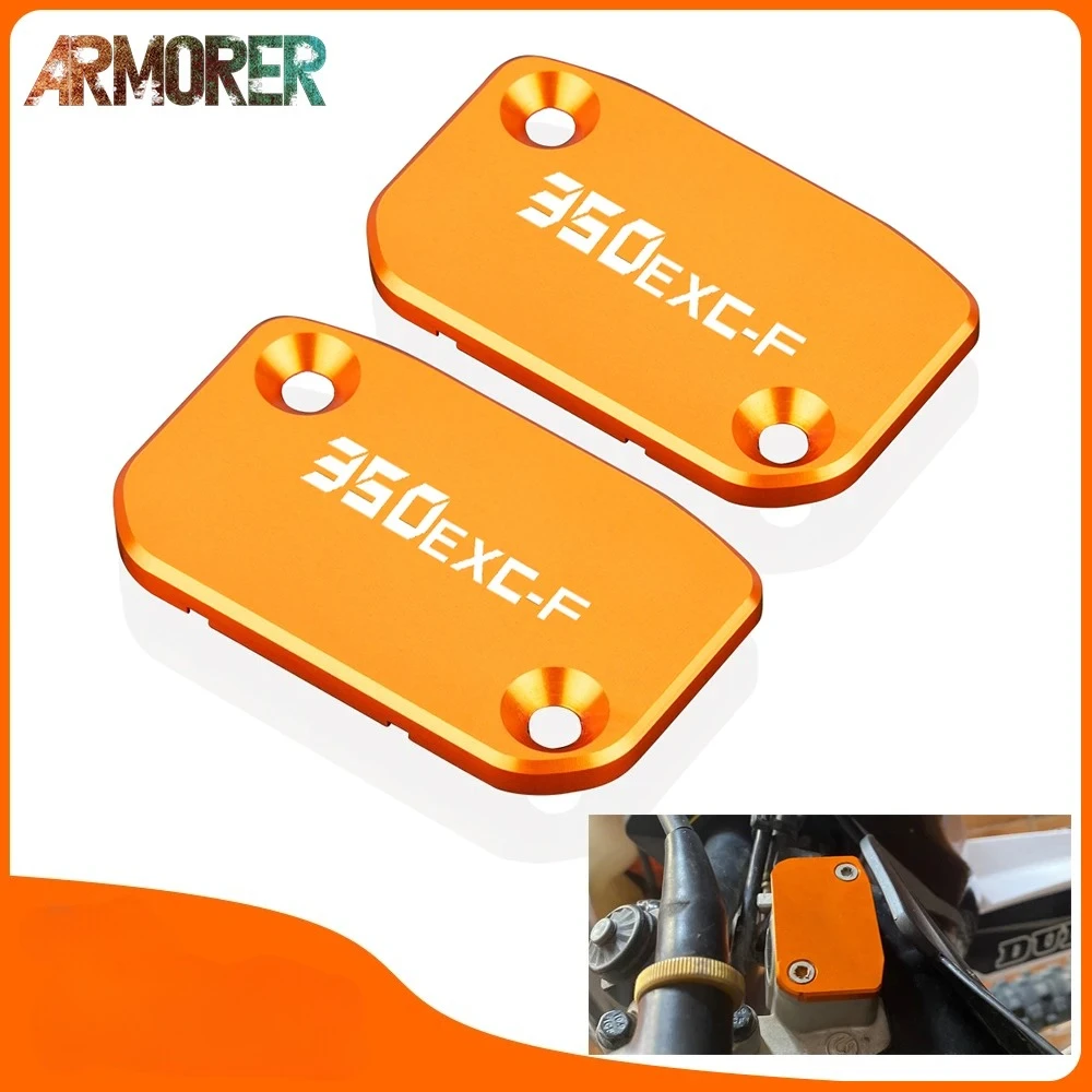 Motorcycle Front Brake Fluid Reservoir Cover Cap Accessories For 350 EXC-F 350EXC-F EXCF 2012 - 2021 2013 2014 2015 2016
