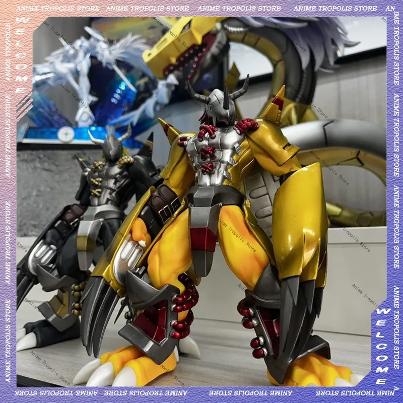 22 سنتيمتر ديجمون مغامرة عمل أرقام Greymon معركة نموذج لجسم أنيمي تمثال تمثال حلية الأجهزة الطرفية سطح المكتب ديكور الهدايا