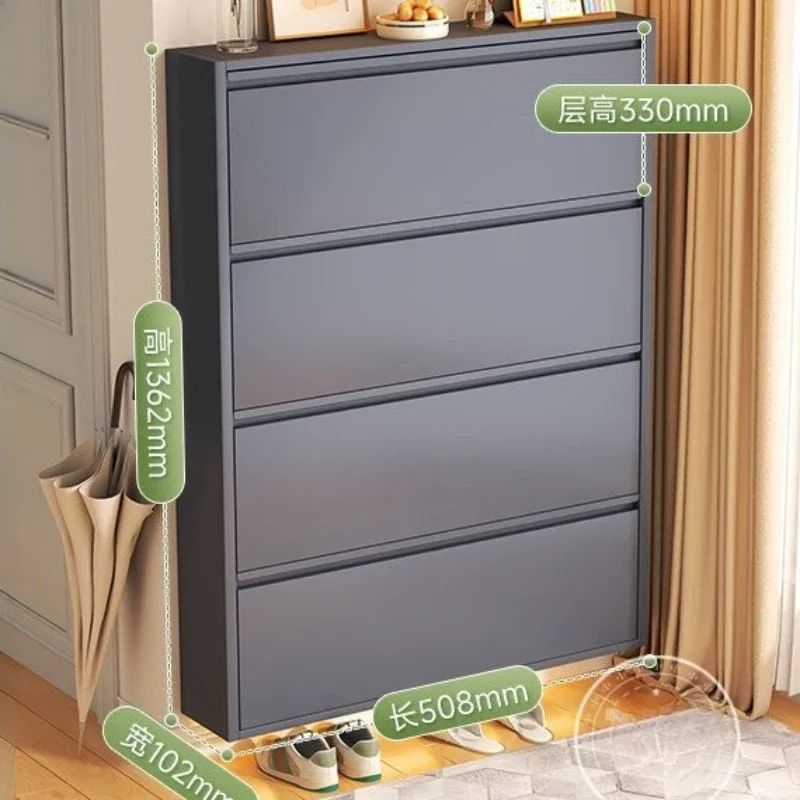 Storage Doors Shoes Cabinets Outdoor Shelf Secret Closet Shoe Racks Spinning Corner Szafka Na Buty Furniture Living Room