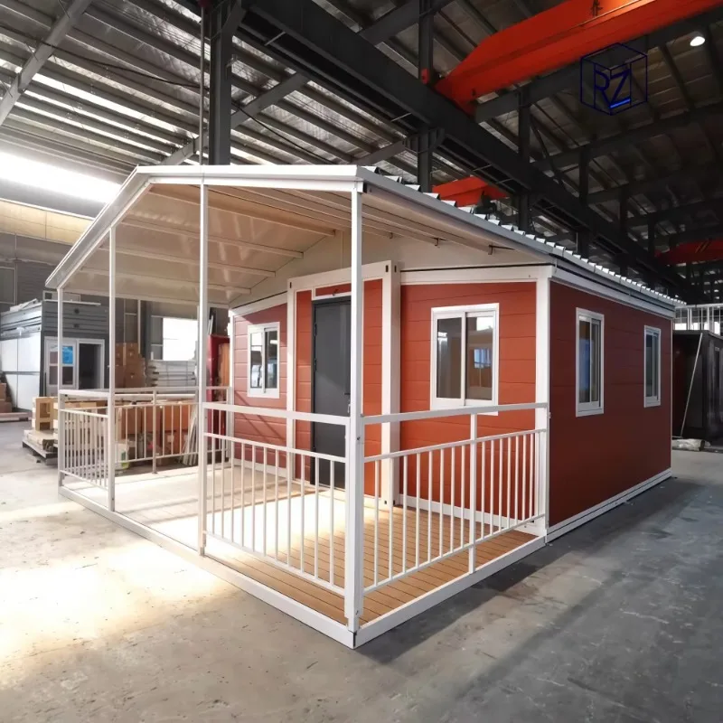 Steel Insulated Container House Ready To Live with Washroom & Kitchen Waterproof Hotel & Villa Use