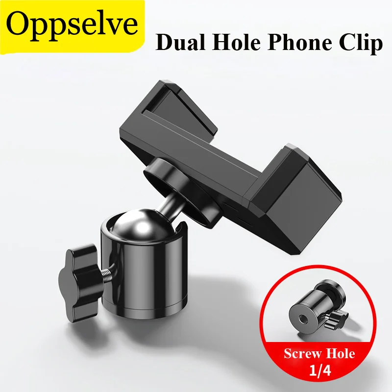 Mini telefon komórkowy Streaming na żywo 360 obrotowe 1/4 pokrętło z blokadą akcesoria do iPhone 14 Xiaomi POCO mocowanie uchwytu na telefon