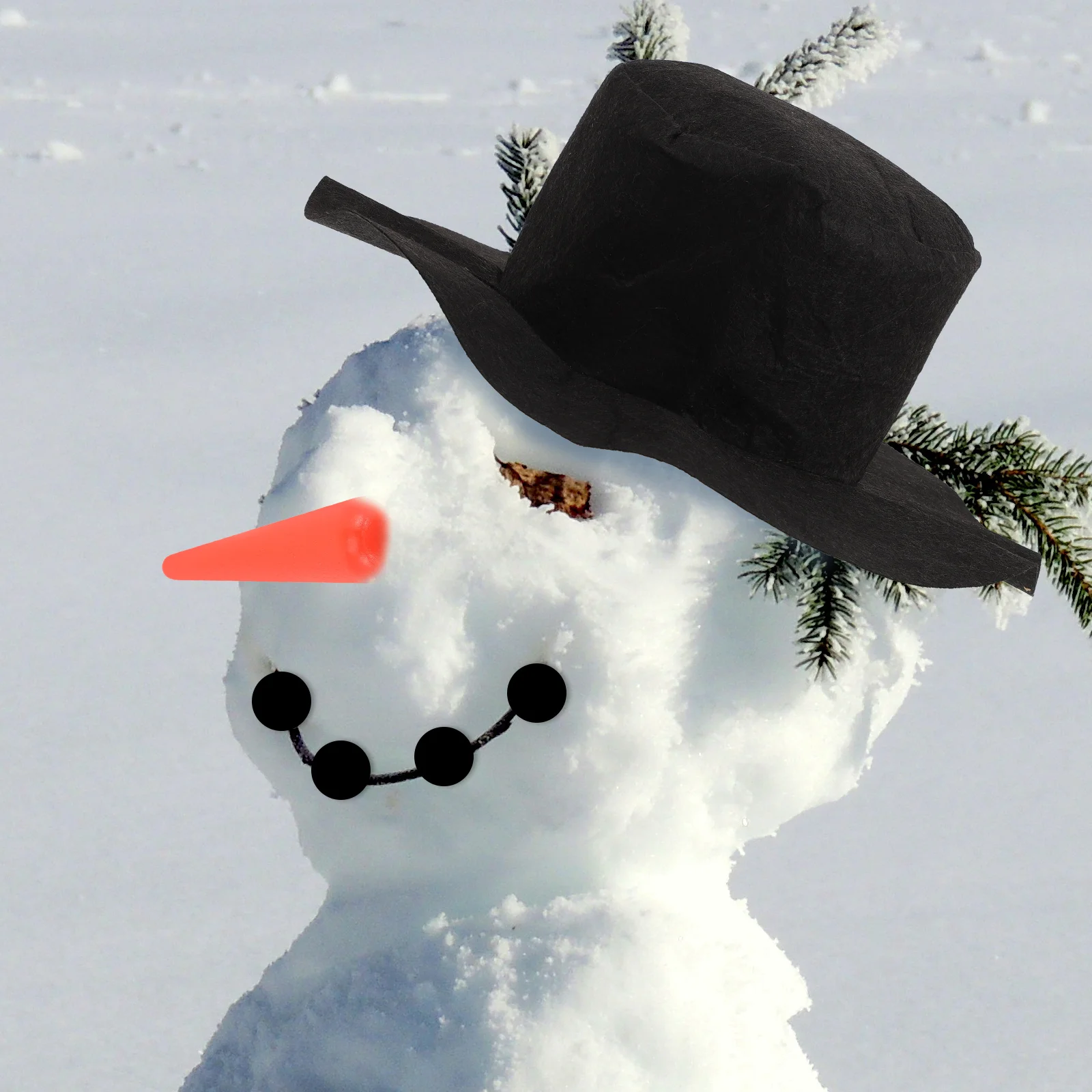 

Prop Christmas Christmas Snowman Decor Decorations DIY Craft Kids Toy Reusable Snowman Dressing Accessories Holiday Gifts