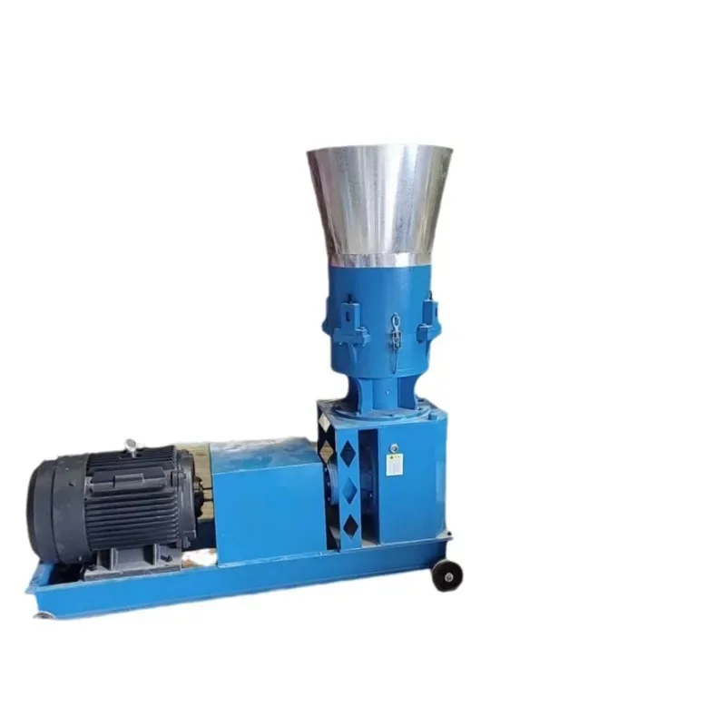 New pellet feed machine, uniform discharge without blocking, various models of wet and dry flat mold feeder