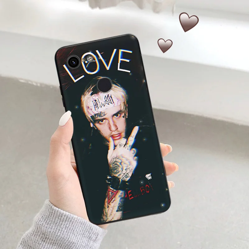 Matte Phone Case for Pixel 8 8a 7 7a 6 6a Moto Edge 20 30 40 Pro OneFusion G200 L-Lil P-Peep Rapper Soft Black Cover