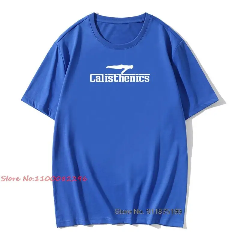 Amazing Calisthenics Planche Tshirt Men Cotton Tee Shirt Sport Workout Fitness Gym Sports Body Tees Vintage