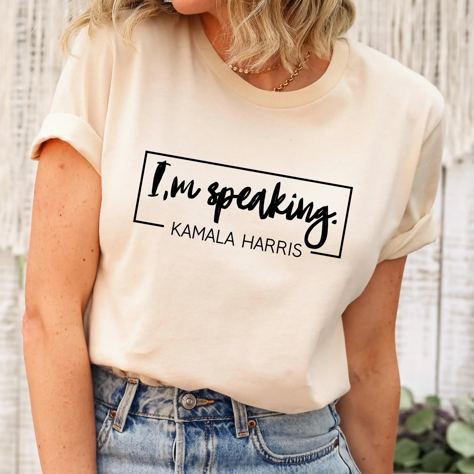 I'm Speaking T Shirt Kamala Harris Election Day Political Supporter Madam PresidenT DemocraT