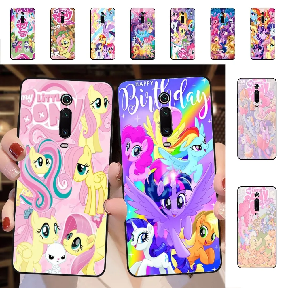 M-my-L-littles-P-ponyes Phone Case For Redmi 5 6 7 8 9 10 plus pro 6 7 8 9 A GO K20 K30 K40 pro plus F3 Fundas