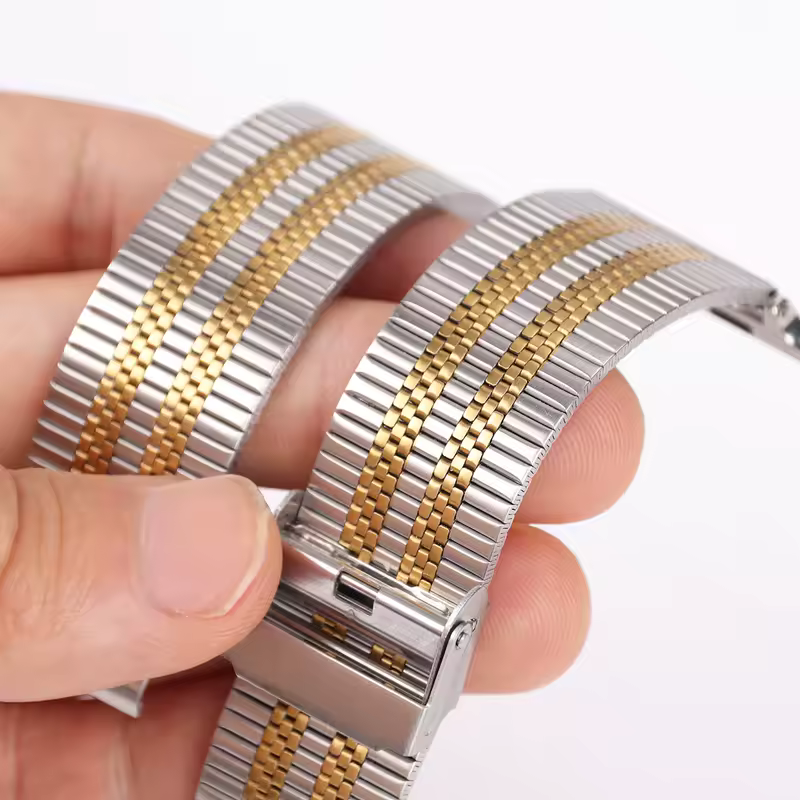 18mm 22mm 20mm Watch Band For Samsung Galaxy Watch 7/6/5/4/3 S3 Active2 Huawei Watch GT 6 Pro GT5 GT4 GT3 2 Stainless Steel Band - Image 4
