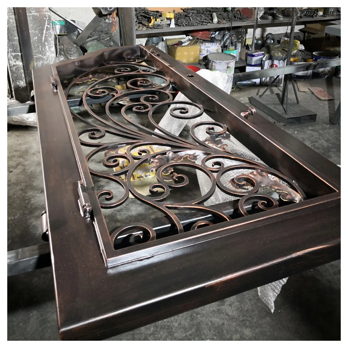 Wrought Iron Double Door 72x96