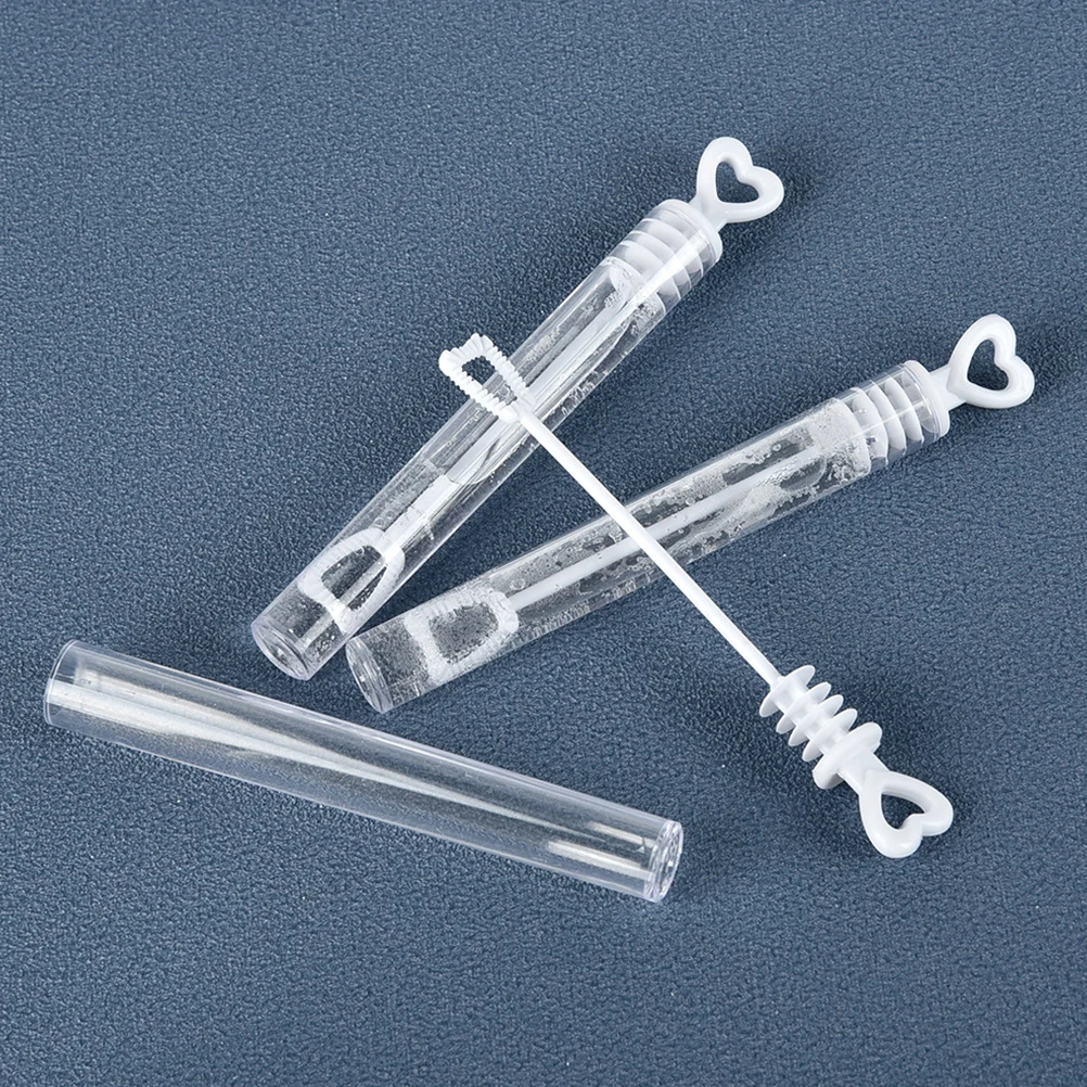 50pcs Wand Set Transparent Blowing Bubble Bottle For Kids Outdoor Activities Carnival Awards Giant Bubbles Fun Empty Solution