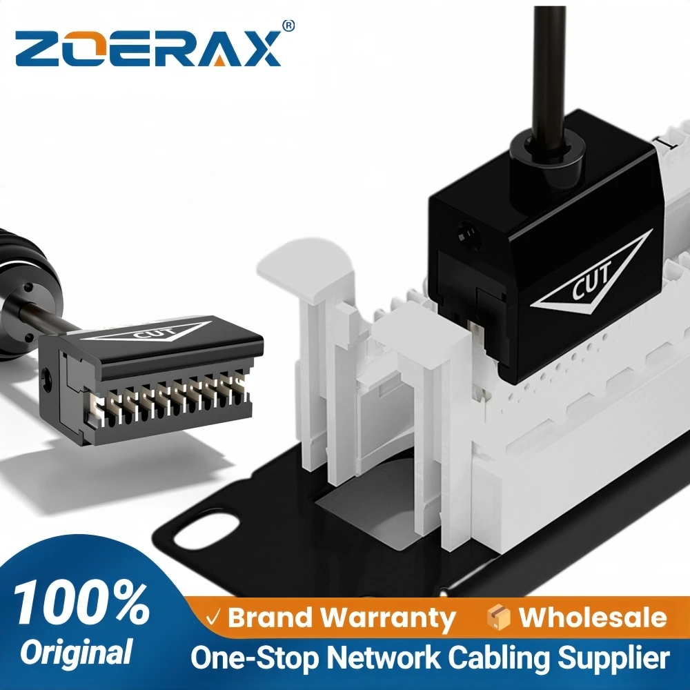 ZoeRax Impact Punch Down Tool 5 Pairs with Blade Universal for 110 Type Pantch Pannel Phone Module Network