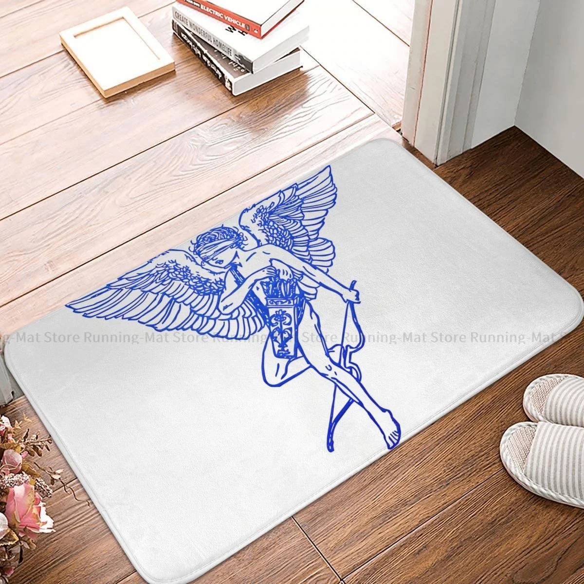 Victorian Angel Bedroom Mat Blindfolded Doormat Living Room Carpet Outdoor Rug Home Decor