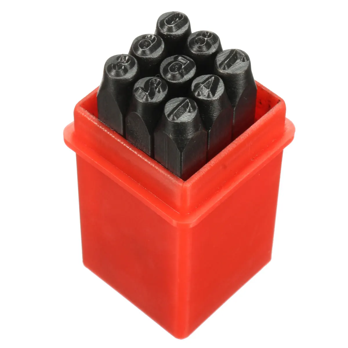 

36pcs 4mm Stamps Letters Alphabet Numbers Punch Set Wood Steel Punch Tool Craft Stamp (27 Letters and 9 Numbers)