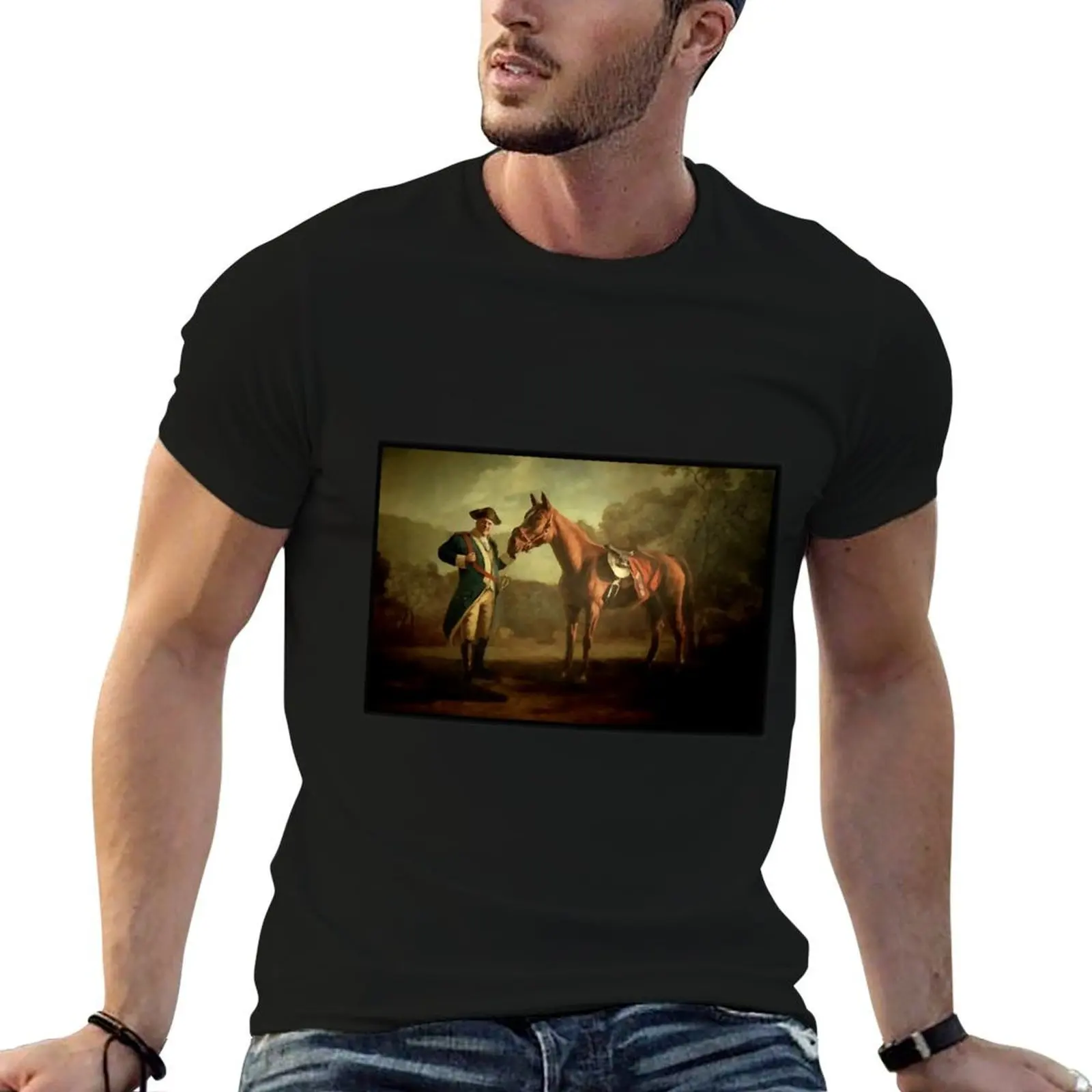 

The Sopranos Commendatore Tony Soprano Painting T-Shirt t shirts for man cotton soft man t shirts for men T-Shirt