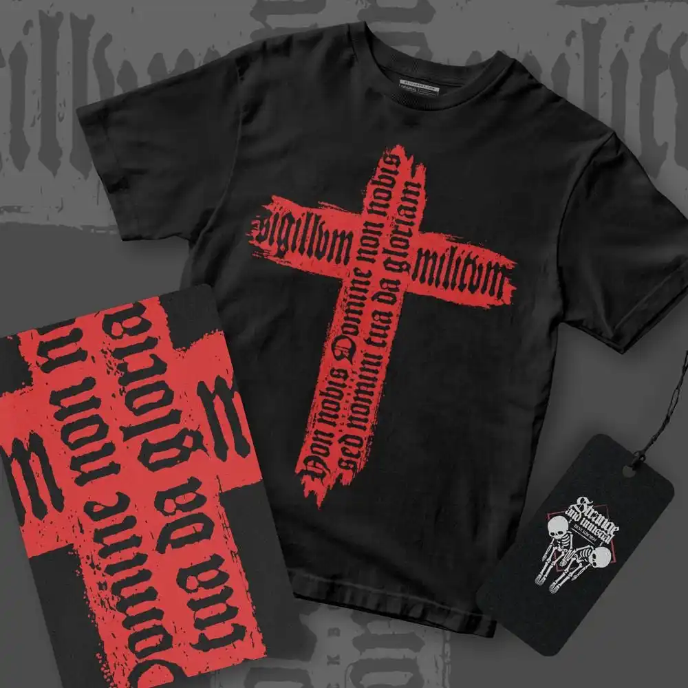 Non Nobis Domine Unisex Casual Pure Cotton T-Shirt