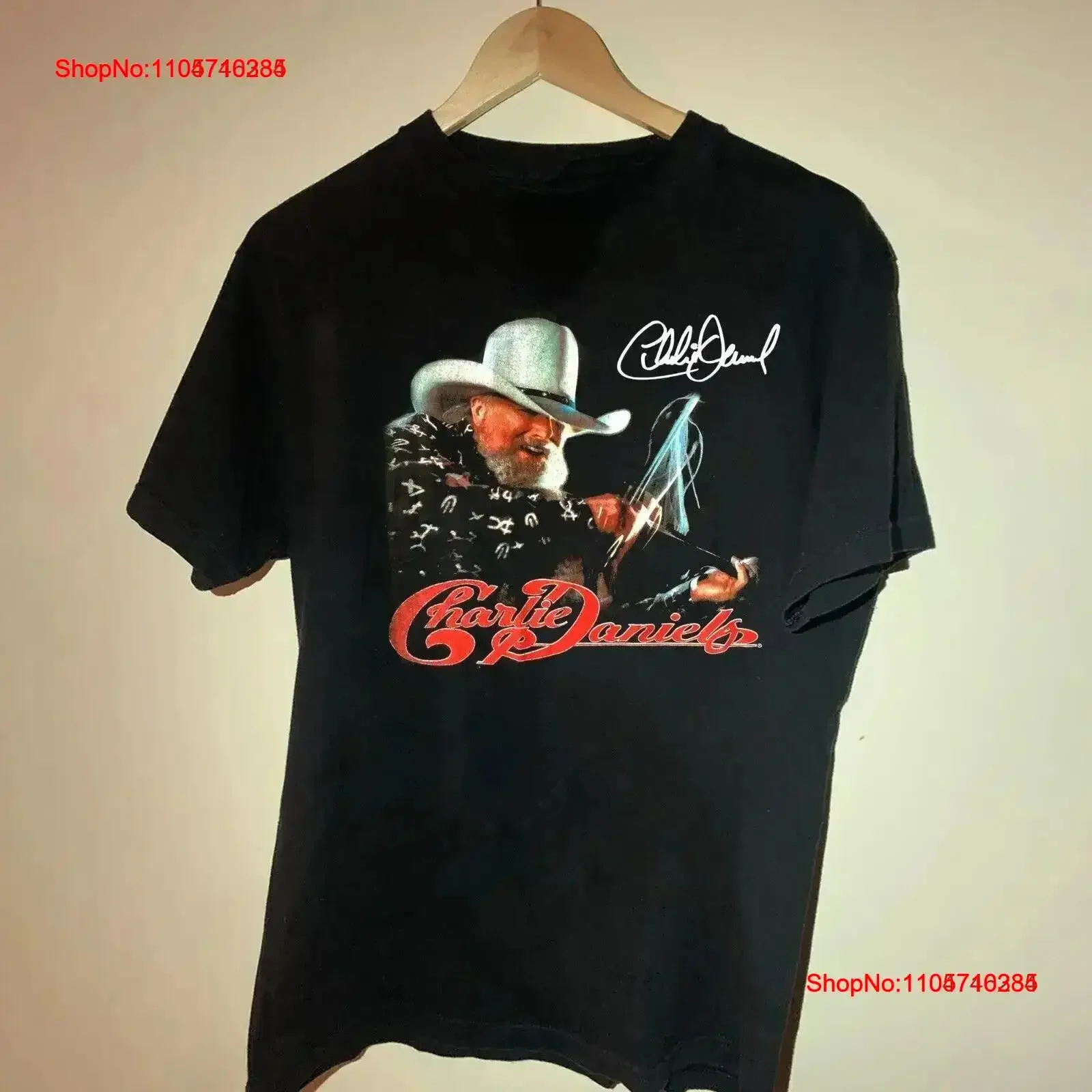 Charlie Daniels Family Men All Size T Shirt vintage Washed Stretched Soft streetwear Slightly Casual Comfortable vintage