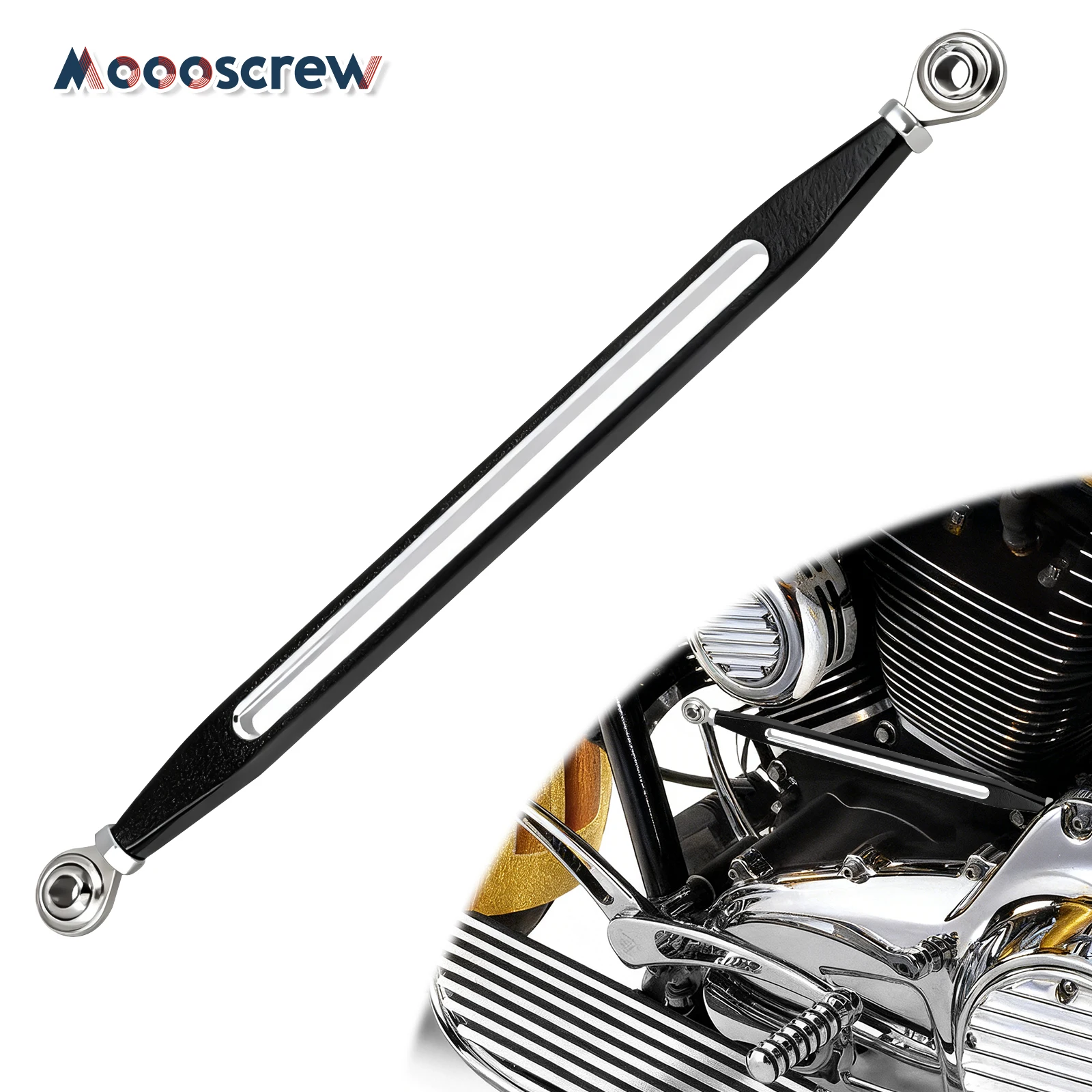 

Для Harley Touring Glide мотоциклетная рычаг переключения передач, алюминиевый стержень переключения передач с одним отверстием с ЧПУ, универсальная обновленная запасная часть