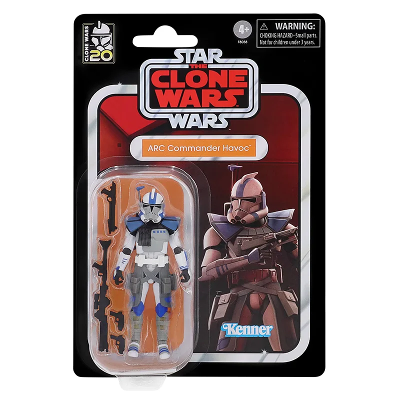 Hasbro Kenner Star Wars The Clone Wars Arc Commander Havoc 3.75 Inches Anime Original Action Figure Model Toy Gift Collection