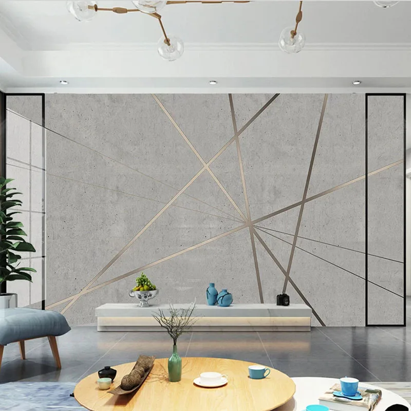 Custom Photo Wallpaper Modern Minimalist Creative 3D Geometric Cement Wall Mural Living Room Study Bedroom Home Decor Wallpapers