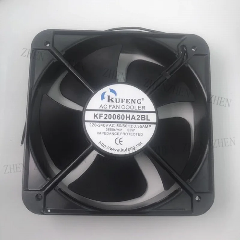 Y FOR  KUFENG KF20060HA2BL AC220V-240V 0.35A 55W 20CM Axial Cooling Fan