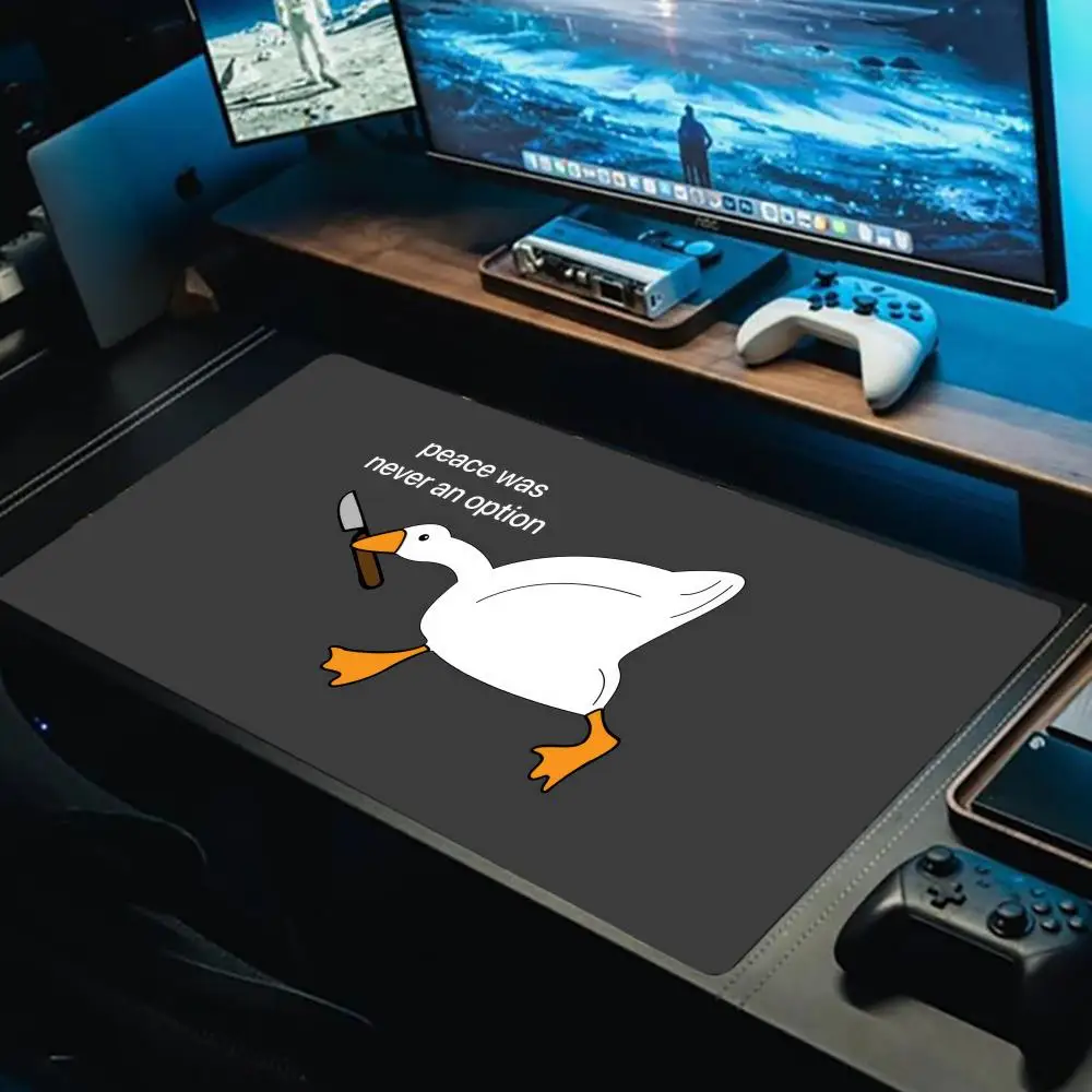 

Cute Duck Mouse Pad Large Computer Office Game Table Mats XXL Rubber Anti-slip Gaming Keyboard Mousepads Long XL Desk Pads 40X90