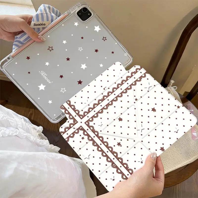 Shockproof 3+Y Fold Tablet Cover For IPad Mini6 8.3 Air3 10.5 Pro11 iPad 10.2 7/8/9 4/5th 10.9 10th iPad A16 2025 11th Air11/13