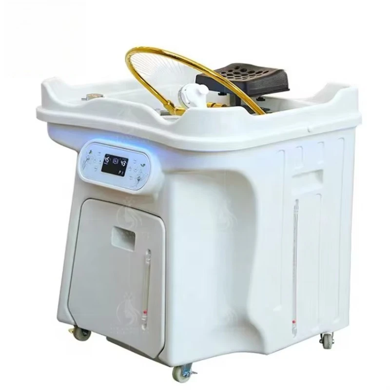 

Beauty Salon Head Spa Equipment Mobile Hair Wash Basin Massage Shampoo Basin Portable Shampoo Sink