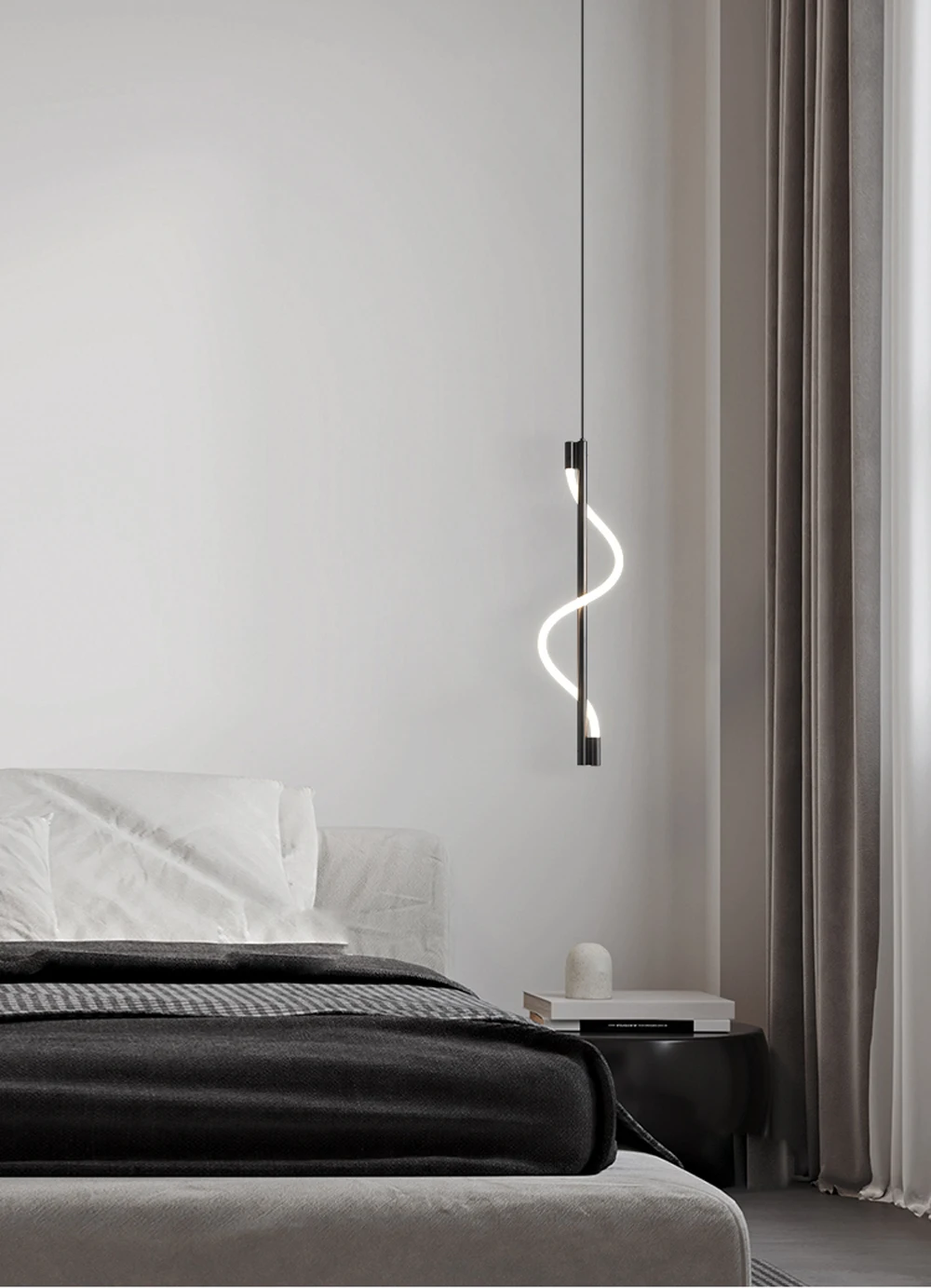 LED Nordic Golden White Minimalism Designer Lamp Light