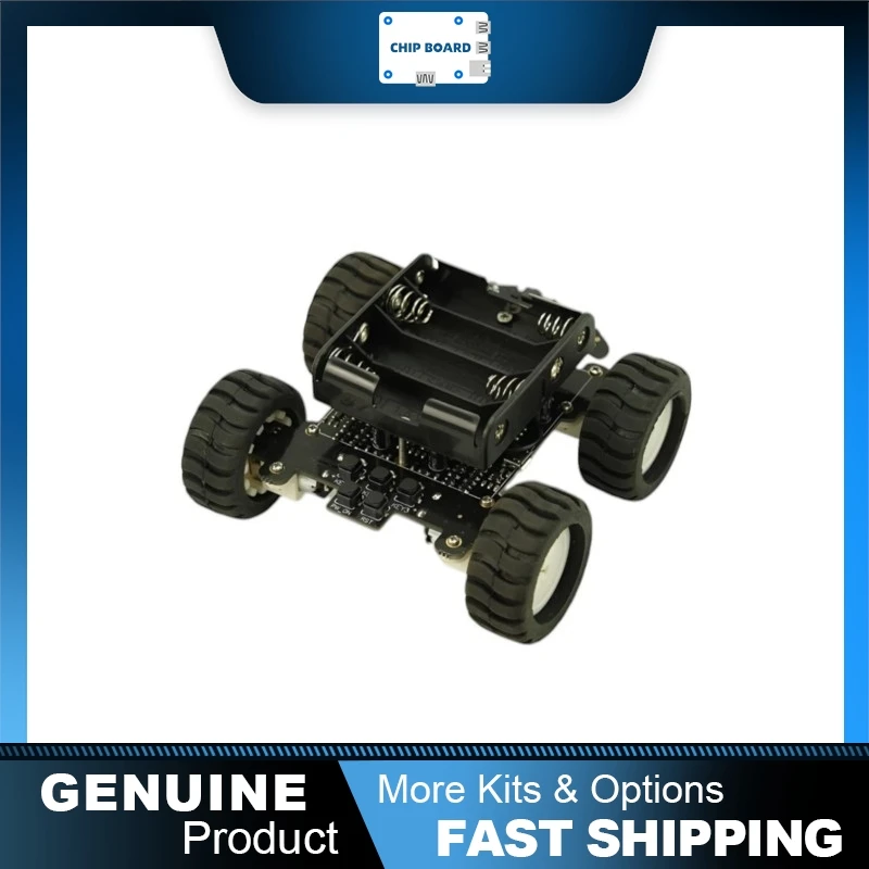 DFRobot MiniQ 4WD Robot Car for Arduino, Leonardo Controller, Off-Road STEM Robot with Sensors