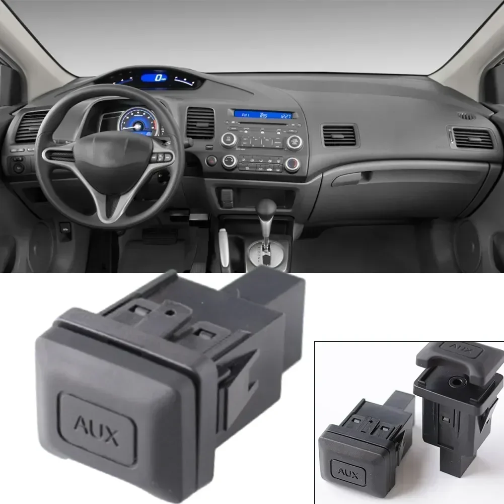 Auxiliary Input Aux Port AUX IN Interface Plug Adapter 39112-SNA-A01 For Honda For CRV 2009-2011 For Honda For Civic 200