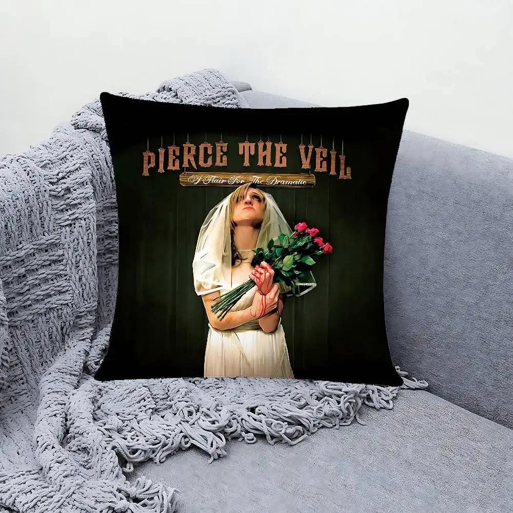 Band A-Pierce The-S Veil Throw Pillow Covers Pattern Cushion Cover Suitable For Sofa Bedroom Car Pillow Cover